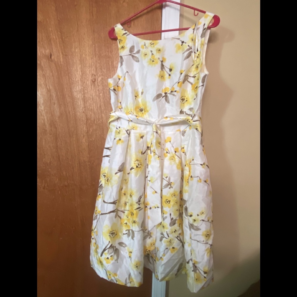 Sleeveless Dress Satin Look